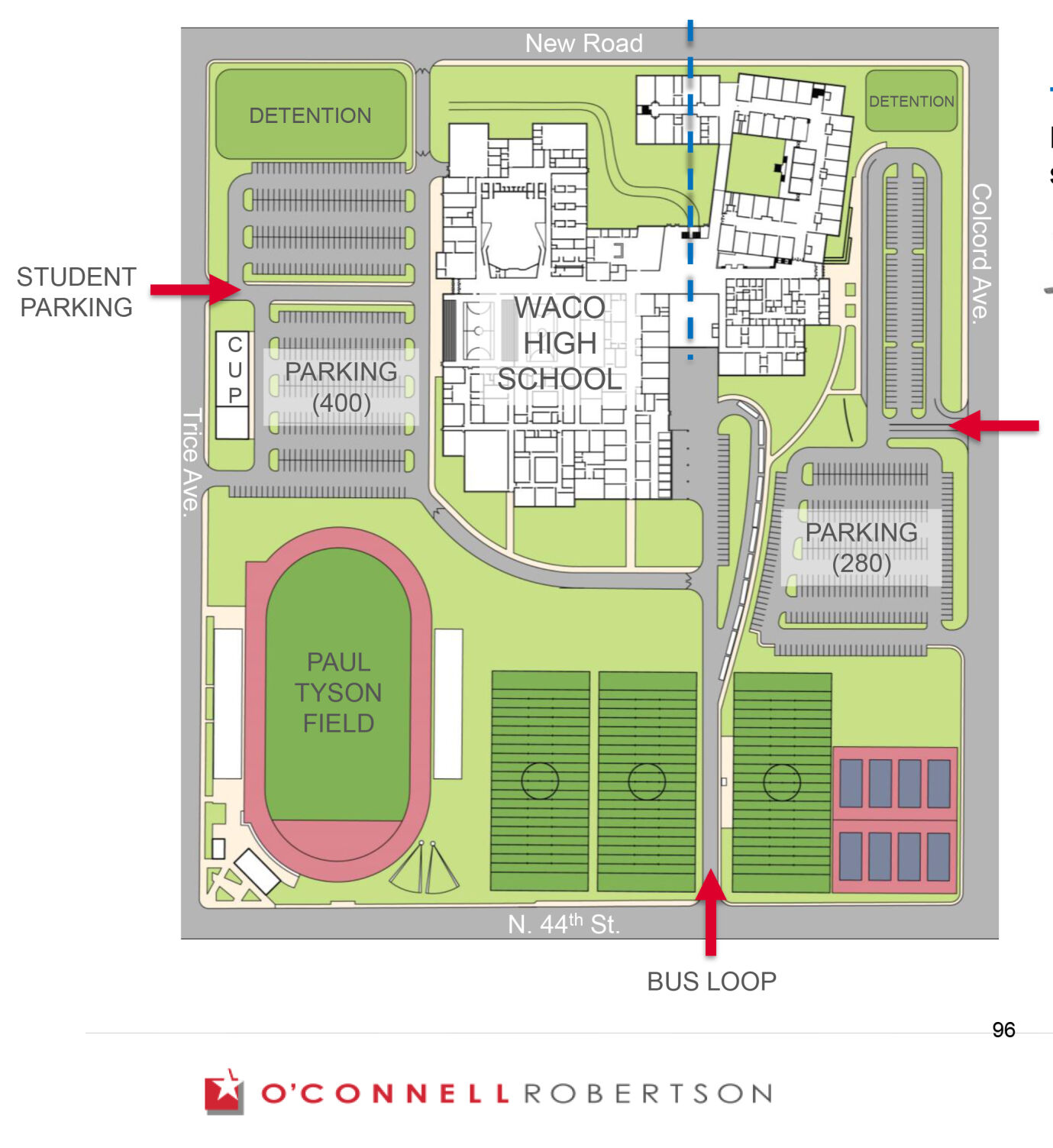 Waco High School site proposal